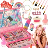 Coffret cosmétique pour enfants avec petite valise et sirène