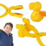 Moule à neige – fabricant de boules de neige dinosaure, jaune