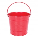 Petit seau en métal pour enfants Bigjigs Toys – rouge