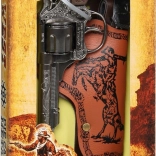Revolver cow-boy en métal avec étui pour 8 cartouches Gonher