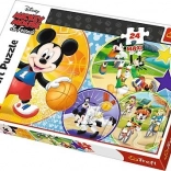 Puzzle maxi 24 pièces – MICKEY MOUSE : à l’heure du sport