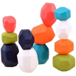 Pierres de construction pour l'équilibre et la construction de pyramides