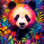 Puzzle Jeune panda joueur 1000 pièces