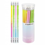 crayon avec gomme en tube ombré