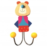 Porte-manteau avec motif d'ours pour enfants