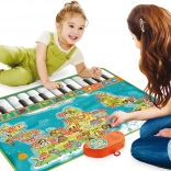 Tapis musical avec carte