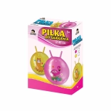 Balle sauteur à cornes Flaming 45 cm