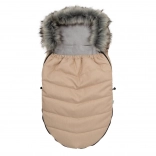 Chancelière pour enfant avec fourrure synthétique beige NEW BABY
