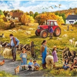 Puzzle Récolte heureuse 1000 pièces GIBSONS