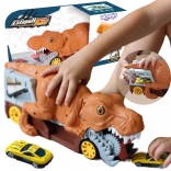 Woopie dinosaure lanceur de voitures avec voiture