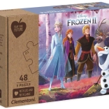 Puzzles pour enfants La Reine des neiges 2 - 3x48 pièces