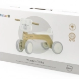 draisienne en bois ourson PolarB avec roues EVA silencieuses