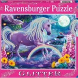 Puzzle Ravensburger avec licorne scintillante 100 pièces