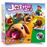 Langues dehors ! Jeu de mémoire avec des carlins