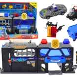 Station de police pliable avec lumières et sons