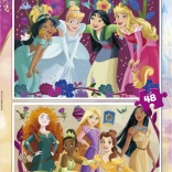 Puzzle Disney Princesses 2x48 pièces
