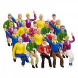 Figurines de supporters pour tribune principale 1:32 – set de 20 personnages assis