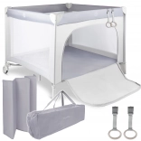 Parc de voyage pour enfants Zoni gris