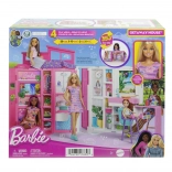Barbie maison confortable pliable avec poupée