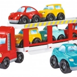 Transporteur Abrick avec 6 petites voitures