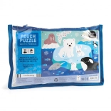 Puzzle Mudpuppy en pochette Amis polaires – 12 pièces