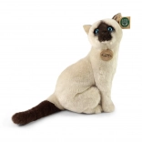 Chat siamois en peluche 30 cm écoresponsable