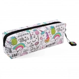 Trousse avec motif de licorne