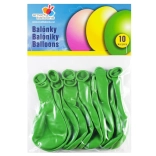 Ballons gonflables ronds verts 26 cm