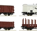 Roco ensemble de huit wagons de marchandises DRG H0
