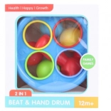 Tap-tap et tambour 2 en 1 pour enfants