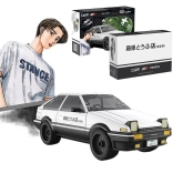 Kit de construction CaDA Toyota AE86 Trueno Initial D – voiture urbaine blanche, 72 pièces