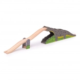 Pont dinosaure Bigjigs Rail pour circuits de trains en bois