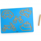 Viga – planche graphomotrice véhicules