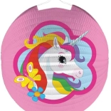 Lanterne avec motif de licorne