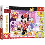 Puzzle 100 pièces Minnie et Paillettes