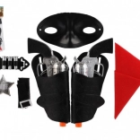 Kit de cow-boy pour enfants – 2 pistolets avec étuis et accessoires (19 cm)