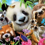 Puzzle Selfie des amis aux yeux noirs 300 pièces