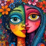 Puzzle duo coloré 1500 pièces