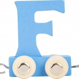 petit train en bois alphabet – lettre F
