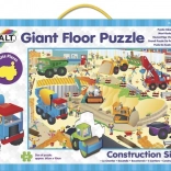 Galt puzzle géant de sol Chantier 30 pièces