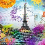 Puzzle Carte postale de Paris 500 pièces de Ravensburger