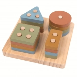 2kids formes colorées à encastrer en bois