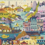Puzzle Movie Masters : films de Wes Anderson 1000 pièces