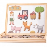 Tableau magnétique et effaçable à sec pour enfants