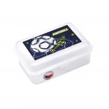 Boîte à goûter avec compartiment et motif de football