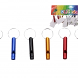 Porte-clés sifflet coloré
