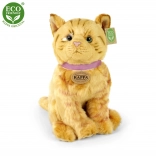 Rappa Chat en peluche brun 25 cm écologique