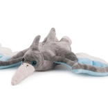 ptérosaure en peluche 40 × 28 cm gris