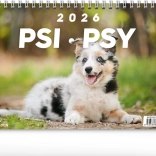 Calendrier de bureau Chiens 2026