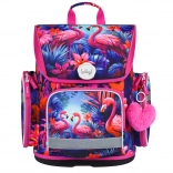 cartable scolaire baagl ergo flamants